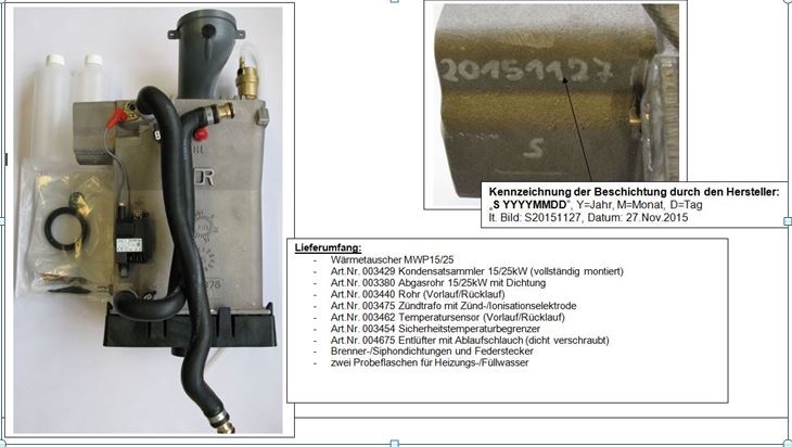 WINDHAGER Waermetauscher mit Beschichtung Waermetauscher mit Beschichtung abgasseit 003513