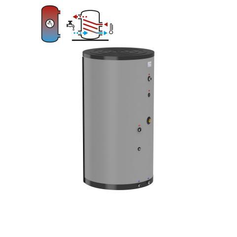 Flamco Standspeich. Flamcoextherm Duo HLS-E 750L silber Edelstahl Isol., Auslauf 19411
