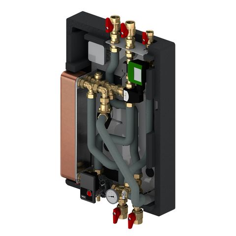 Flamco Frischwasserstation thermostatisch mit Brauchwasserzirkulation, DN 25 M10271.4 Flamco Frischwasserstation thermostatisch mit Brauchwasserzirkulation, DN 25 M10271.4
