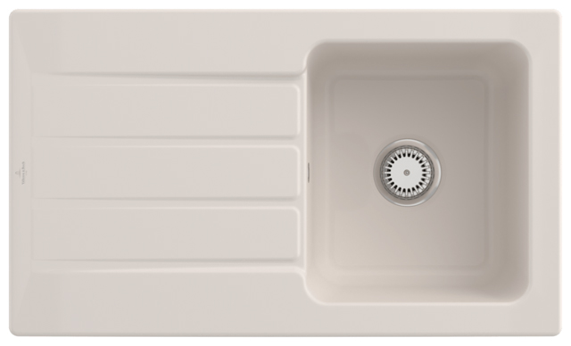 Villeroy Boch Einbauspuele Architectura 50 335001 860x510mm Rechteck Crema CeramicPlus 335001KR