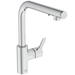 Ideal Standard Kuechenarmatur Gusto iMX Ausld.232mm L-Auslauf mit Seife Chrom A7817AA