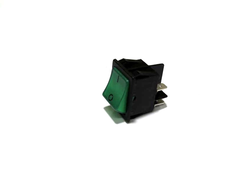 WINDHAGER WIPPSCHALTER SW/GR 0-I Wippschalter schwarz/gruen 0-I (Ein-Auss 005638