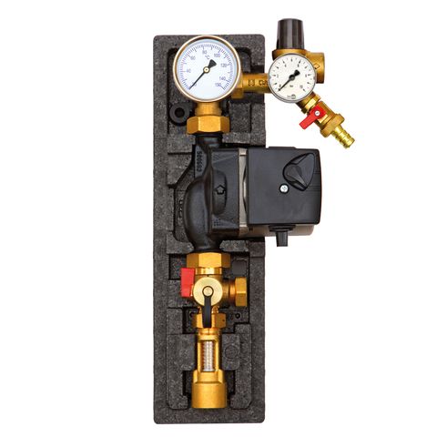 Flamco Einstrang Solarstation S 3/4", mit Grundfos UPM Hybrid 15-70 PWM M45719.9 Flamco Einstrang Solarstation S 3/4", mit Grundfos UPM Hybrid 15-70 PWM M45719.9