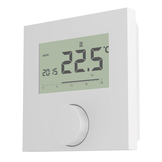 Flamco Raumthermostat CONTROL elektr. 230V mit Schaltuhr, zum Heizen und Kuehlen F18635