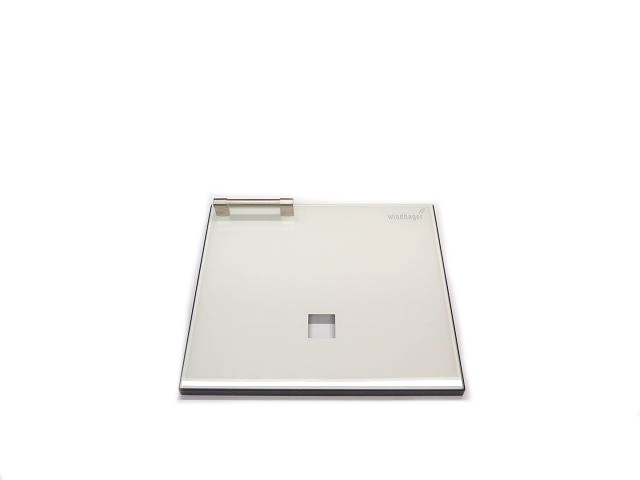 WINDHAGER HT-BOMBE WEIss.LI.MO. VEP Heiztuerfront (Glas) signalweiss kpl. mont 046919
