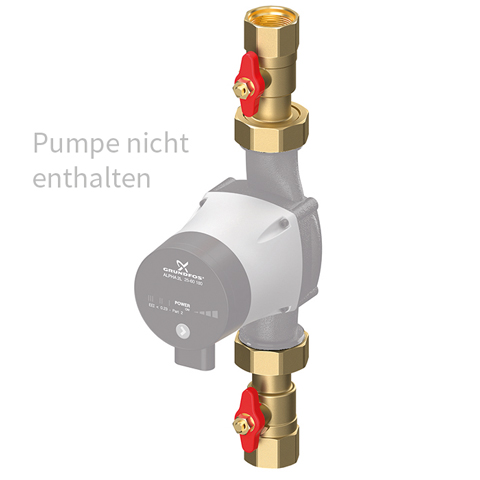 Flamco Pumpenabsperrset B, 1 1/4" mit Schwerkraftbremse und Luftschleuse M61825 Flamco Pumpenabsperrset B, 1 1/4" mit Schwerkraftbremse und Luftschleuse M61825