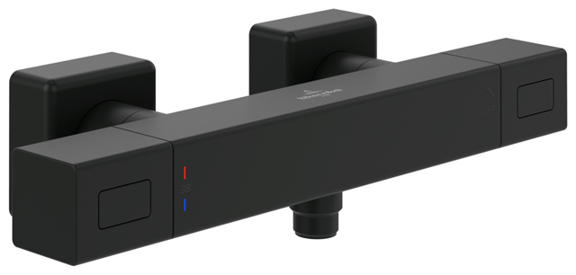 Villeroy Boch Duschthermostat Universal Taps 317x104x65mm Eckig Matt Black TVS000018000K5 Villeroy Boch Duschthermostat Universal Taps 317x104x65mm Eckig Matt Black TVS000018000K5