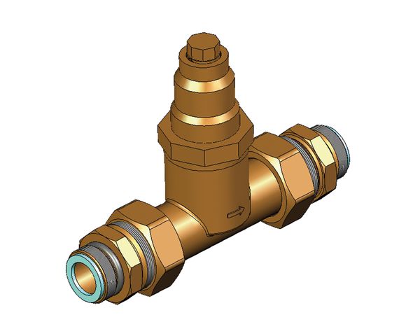 Flamco Ersatzteil einstellb. Zirkulationsbr. 1/2"AG, Einstellbereich 45-65 Grd ME-10510.4