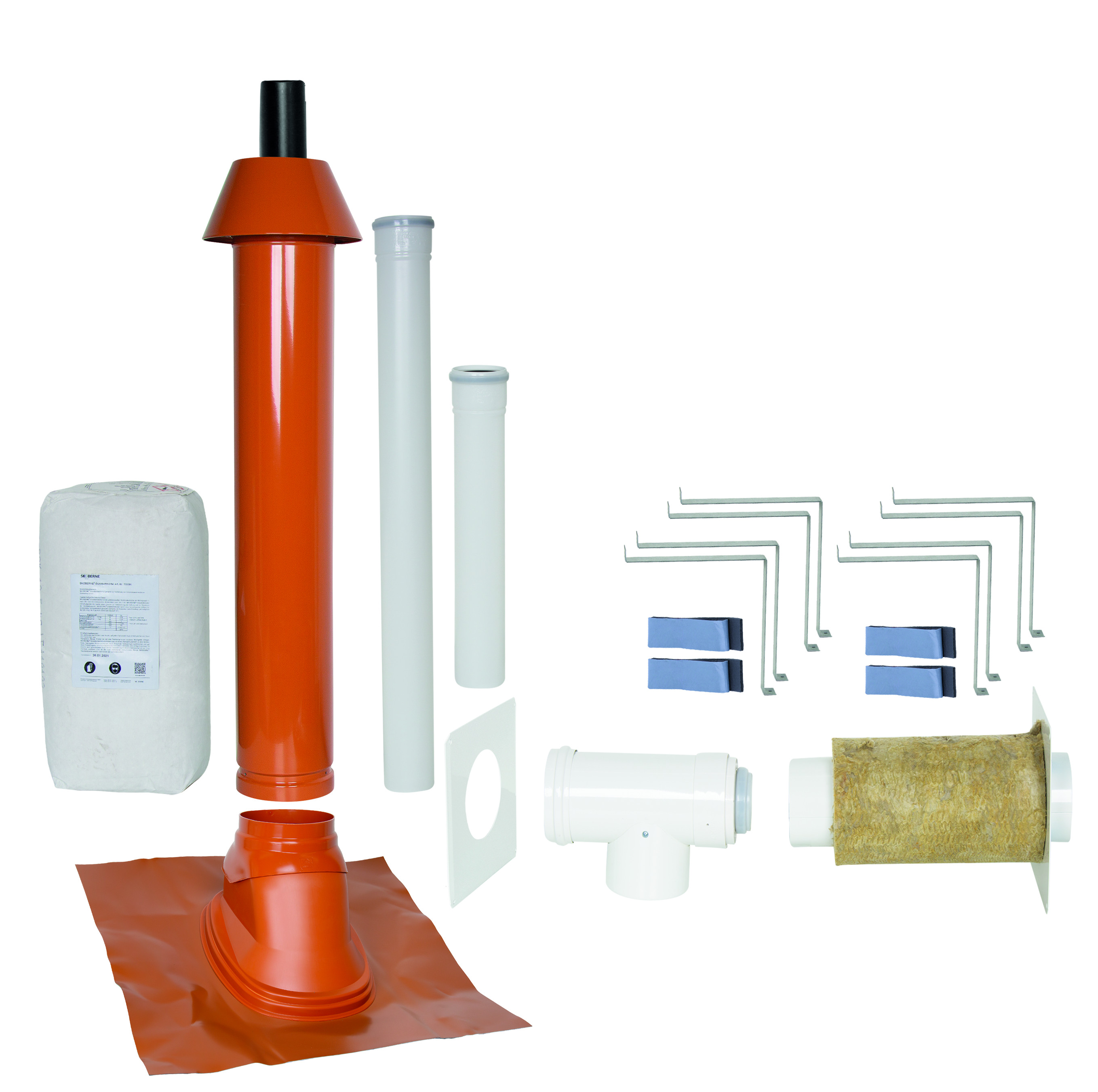 Skoberne GP PORIFIX, 1.0 m, AGL60, Pfanne 25-45 Grad rot 751017