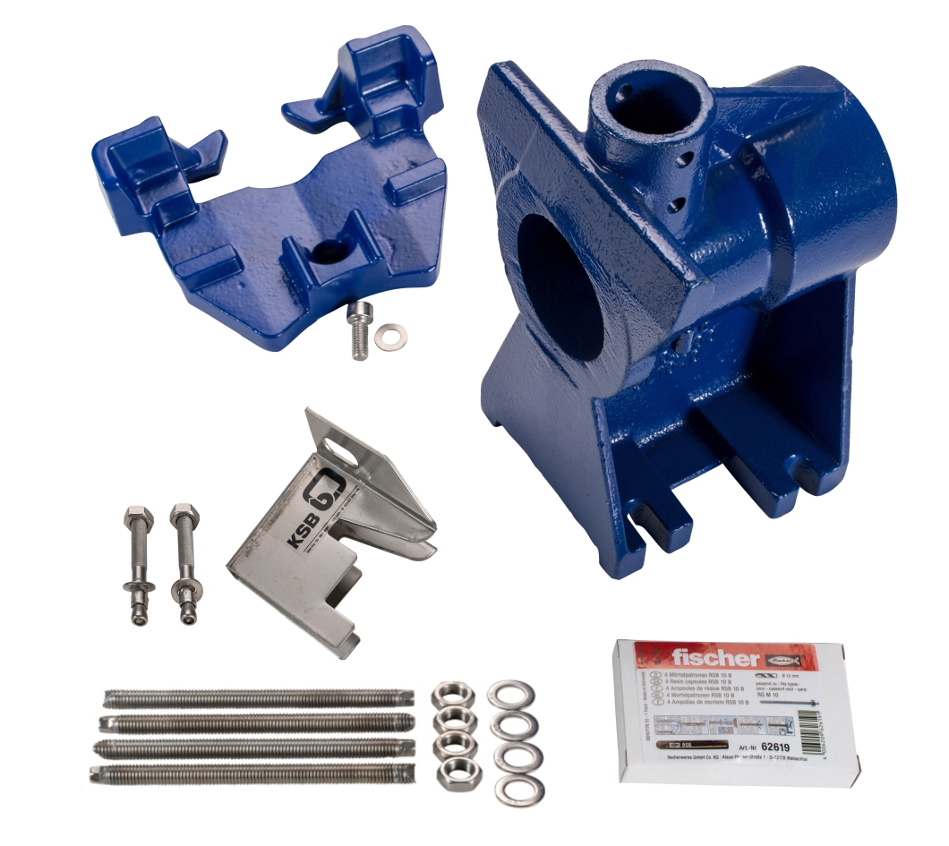 KSB Flanschkruemmer mit Fuss Stangenfuehrung, DN 65 / R2 1/2, ET 4,5 m 39021188 KSB Flanschkruemmer mit Fuss Stangenfuehrung, DN 65 / R2 1/2, ET 4,5 m 39021188