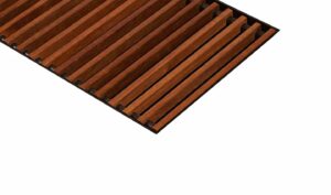 Jaga MiniCanal Hybrid DYNAMIC H14 L110 B26 Holzrollrost aus Merbau lackiert RMV63% MDCL01411026RMV