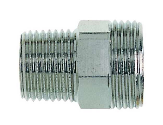 HEIMEIER Anschlussverschraubung Mess.vern., R 1/2 x G 3/4 AG, Laenge 26mm 1321-12.083