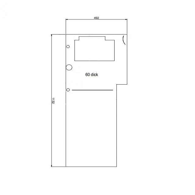 WINDHAGER Isolierung RW ob. PW24-60 Isolierung hinten PW24-60 052775