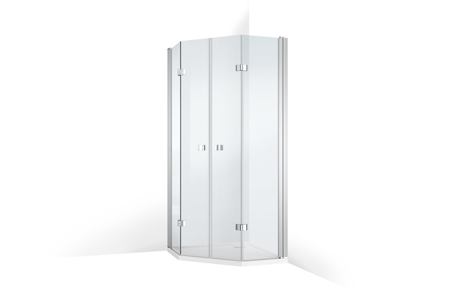 Roth Glasdusche Laguna Maxi-Wave F4 Fuenfeckdusche 4tlg. 1120000112 Roth Glasdusche Laguna Maxi-Wave F4 Fuenfeckdusche 4tlg. 1120000112