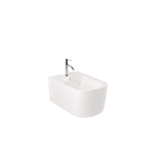 KLUDI RESA S Wand-Bidet 52 cm verdeckte Befestigungen Weiss glaenzend 27BIW0143 KLUDI RESA S Wand-Bidet 52 cm verdeckte Befestigungen Weiss glaenzend 27BIW0143