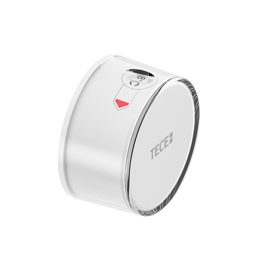 TECE-Dusch-WC Bedienknopf Temperatur, Kunststoff weiss 9820361