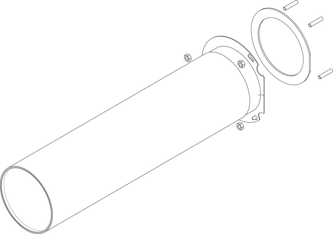 BOSCH Ersatzteil TTNR: 8738804988 Brennstab d114,8 - L465,4 (250kW) everp