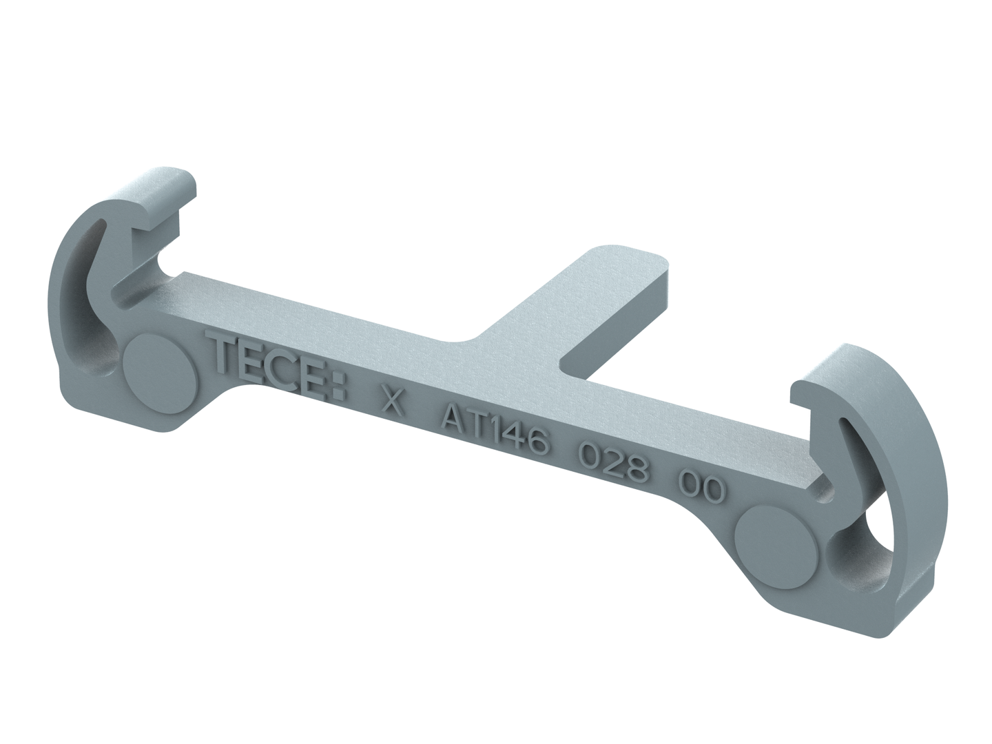 TECE-Ersatzteil Muldenfuss, silbergrau (ab 08/2007) 668020
