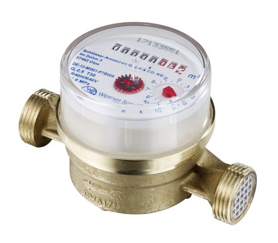 Schloesser JS EINSTRAHLZAEHL. ETK MODULARIS BIS 30 GRAD,Q3=2,5,AG 3/4",110MM Schloesser JS EINSTRAHLZAEHL. ETK MODULARIS BIS 30 GRAD,Q3=2,5,AG 3/4",110MM
