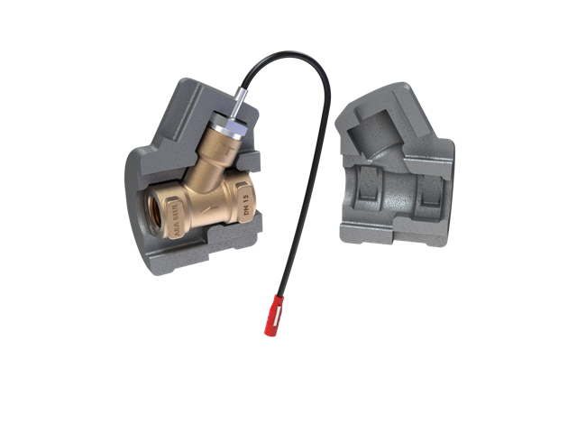 ABA Comfort Temperatur-Sensor IG ABA-flow, DN 15 mit Daemmschale 71281.204.2