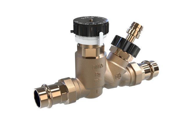 ABA System-Zirkulationsventil Sanpress DN 15,18 mm 71454.018.2