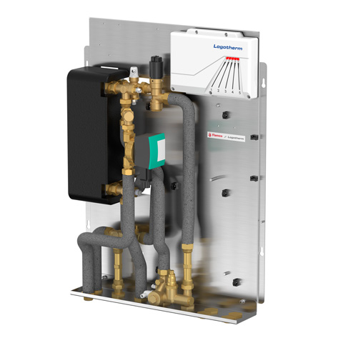 Flamco LogomaticG2 4RS L-Line DHWC-CU-FS Unter oder Aufputz, Kupfer, Zirkulation M10214.421 Flamco LogomaticG2 4RS L-Line DHWC-CU-FS Unter oder Aufputz, Kupfer, Zirkulation M10214.421