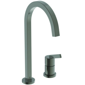 Ideal Standard 2-Loch-Kuechenarmatur Gusto Ausld.204mm eckiger Auslauf MagneticGrey BD423A5