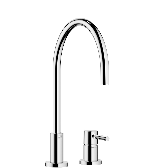 Dornbracht 2-Lochbatt. mit Einzelrosetten TARA 32816888 Champagne gebuerstet (22kt Gold) 32816888-46