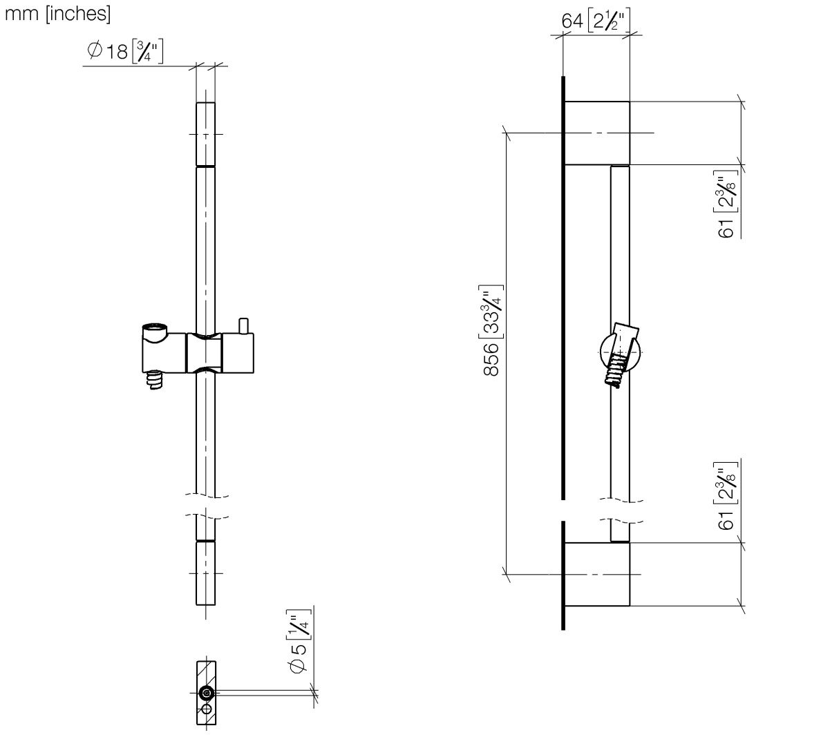 Dornbracht Duschgarn. SERIENNEUTRAL 26413979 Gold gebuerstet PVD 26413979-37 Dornbracht Duschgarn. SERIENNEUTRAL 26413979 Gold gebuerstet PVD 26413979-37