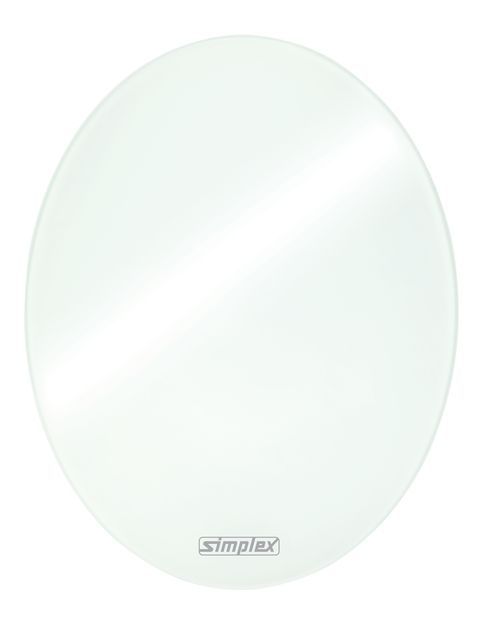 Flamco Design-Blende f. Regelboxen Sicherheitsglas oval F11819 Flamco Design-Blende f. Regelboxen Sicherheitsglas oval F11819