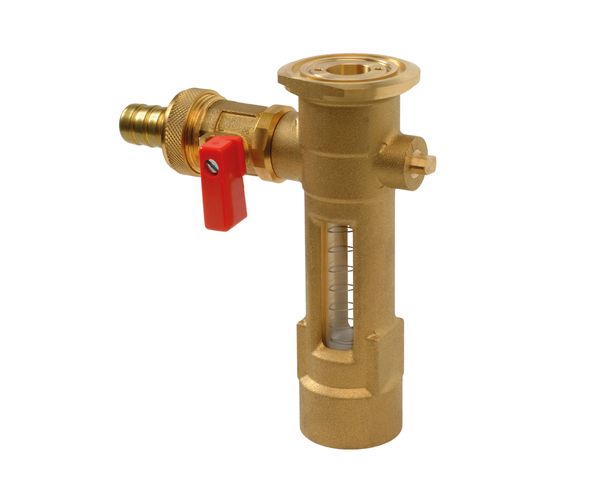 Flamco Volumenstrommesser 3/4" IG x Flamcoansch 44,5 1,5-22 l/min ME-20681.8