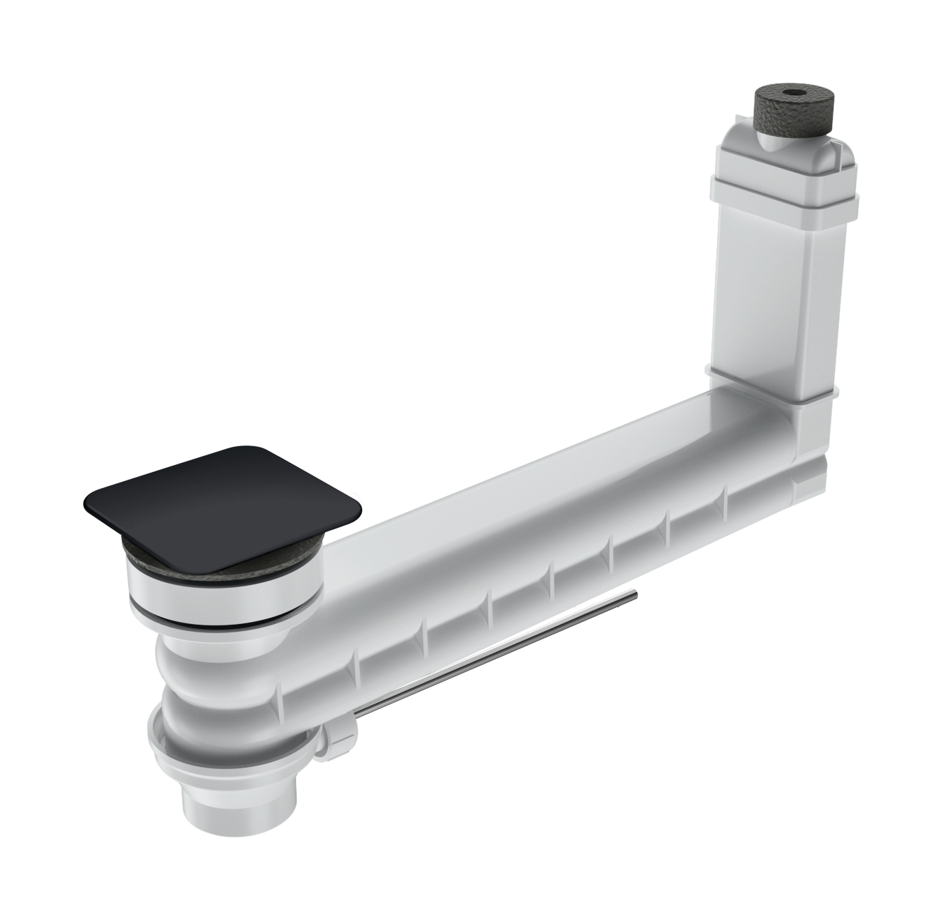 Kaldewei Ab-+ueberlaufventil CLOU Mod. 3901 f. Excenterbet.,Deckel email., eckig,cg90 905400000667