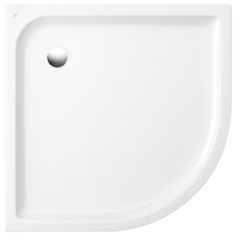 Villeroy Boch Duschwanne O.novo Plus 800x800x60mm Viertelkreis Weiss Alpin 6213C301