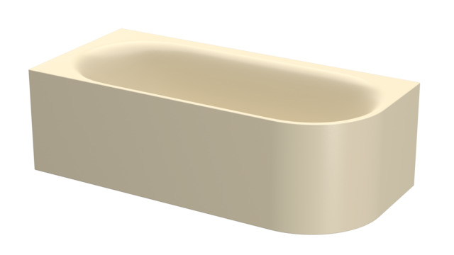 Bette Badewannen Eck Sonderform Lux Oval IV Silhouette Cream 1850x850x450/575mm 3426-441CERVS Bette Badewannen Eck Sonderform Lux Oval IV Silhouette Cream 1850x850x450/575mm 3426-441CERVS