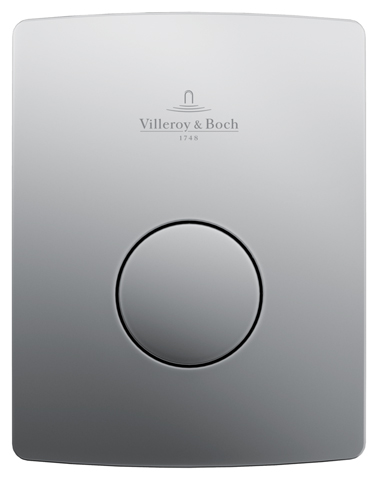 Villeroy Boch Urinal-Betaetigungsplatte ViConnect 126x62x162mm Eckig Chrom Edelmatt 92194469 Villeroy Boch Urinal-Betaetigungsplatte ViConnect 126x62x162mm Eckig Chrom Edelmatt 92194469
