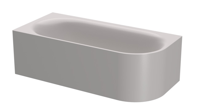 Bette Badewannen Eck Sonderform Lux Oval IV Silhouette Dust 1850x850x450/575mm 3426-413CERVS Bette Badewannen Eck Sonderform Lux Oval IV Silhouette Dust 1850x850x450/575mm 3426-413CERVS