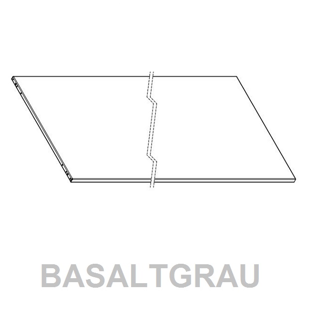 WINDHAGER SW li. Pelletsbeh. be. basaltg Seitenwand links Pelletsbehaelter beschic 054352