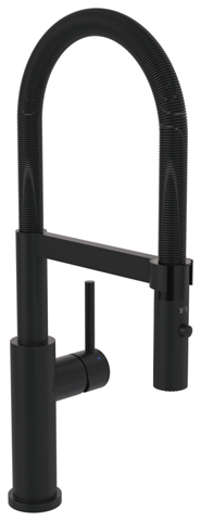 Villeroy Boch Kuechenarmatur Steel Expert 2.0 45x222x490mm Matt Black 92800006