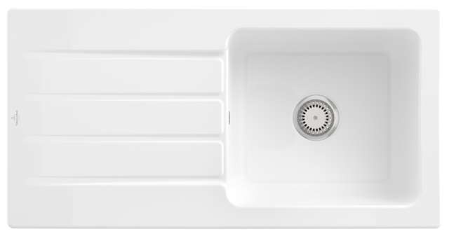 Villeroy Boch Einbauspuele Architectura 60 336001 1000x510mm re-eckig Weiss Alpin cplus 336001R1