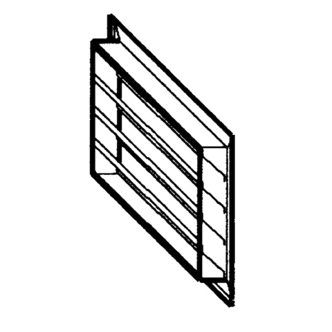 Kampmann Wetterschutzgitter verzinkt Baugroesse 9, Typ 1509038 150001509038