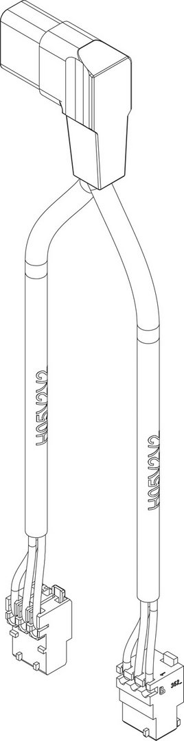BOSCH Ersatzteil TTNR: 8738805137 Y- Kabel SAFe Geblaese 980/650 everp