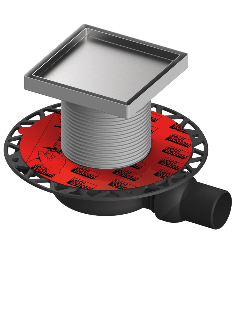 TECEdrainpoint S 116 Ablaufset superfl. Universalfl., befliesbare Mulde "plate" 3601108