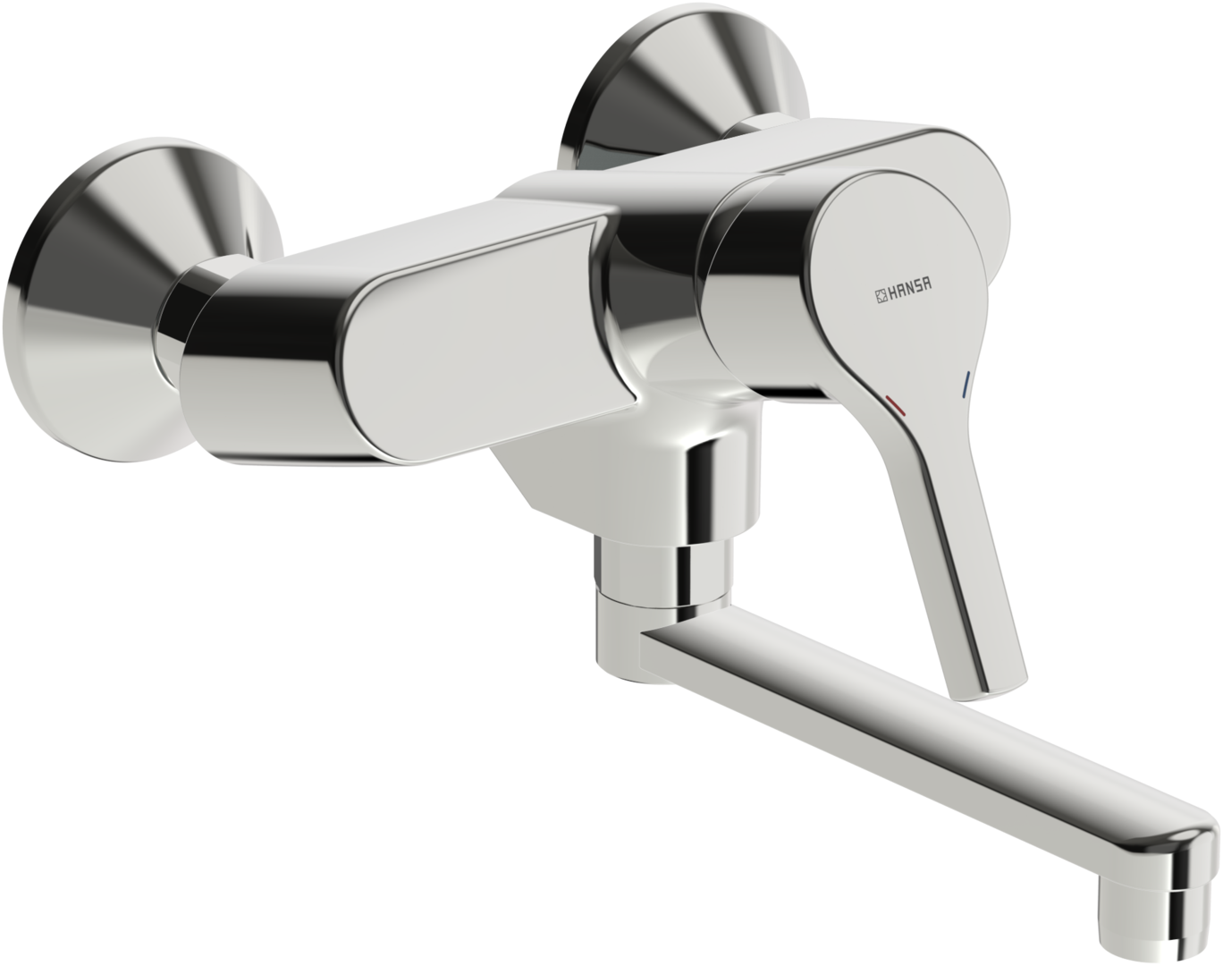 Hansa EHM Waschtisch- und Kuechenarm. HANSAPALENO 5638 Ausld. 242 mm DN15 chr 56382203