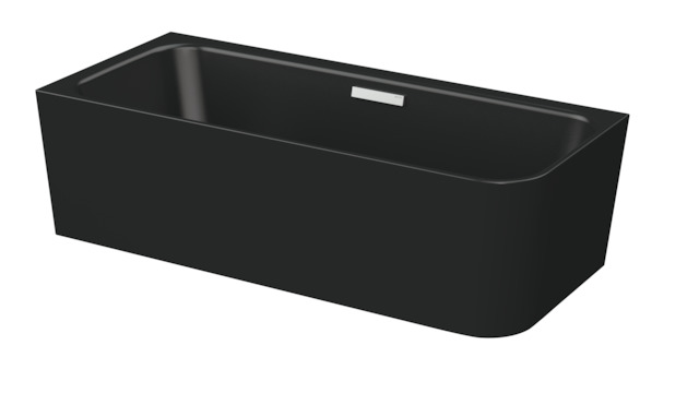 Bette Badewannen Eck Sonderform Art IV Ebony 1850x800x420/560mm 3480-035CERHK