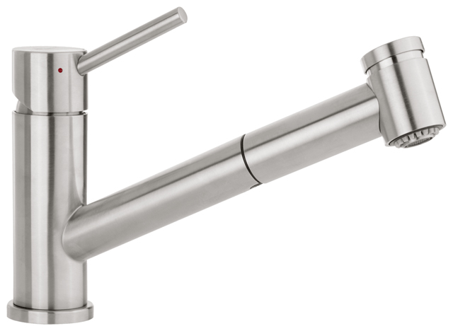 Villeroy Boch Kuechenarmatur Como Switch 45x277x184mm Edelstahl massiv 927200LC