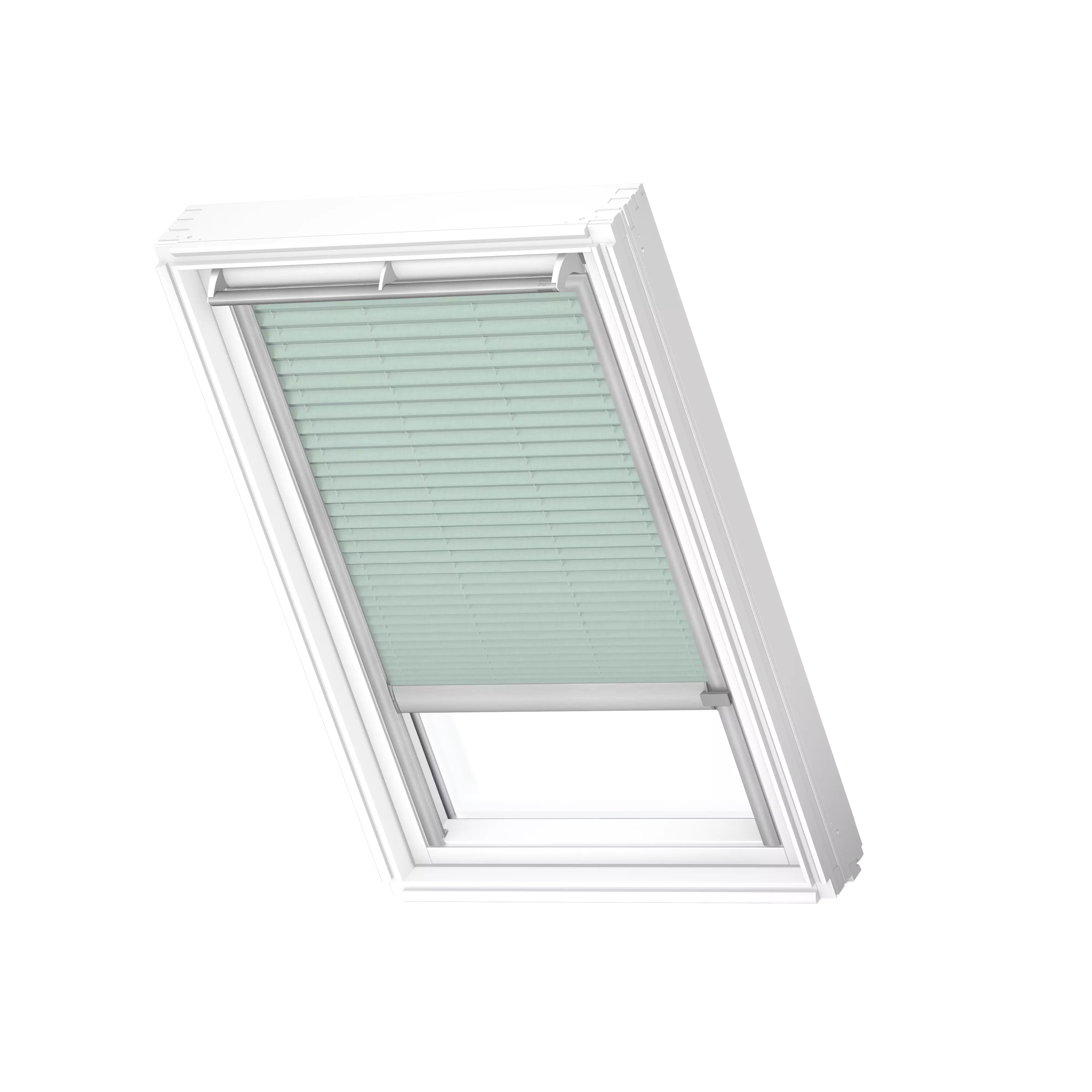 VELUX Plissee elektro Mint, alu Schiene, Premium FML CK02 1281K