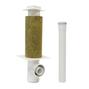 Skoberne SKOBIFIX30nano Deckenanschluss Element, weiss, Anschluss 60/100 731003