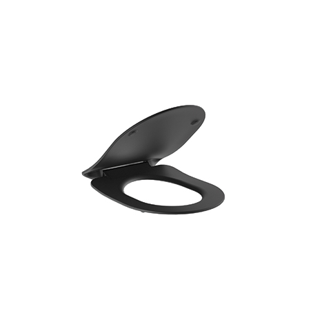 KLUDI RESA R Urea-Soft-Close mit Schnellloesefunktion Mattschwarz 23WCS39