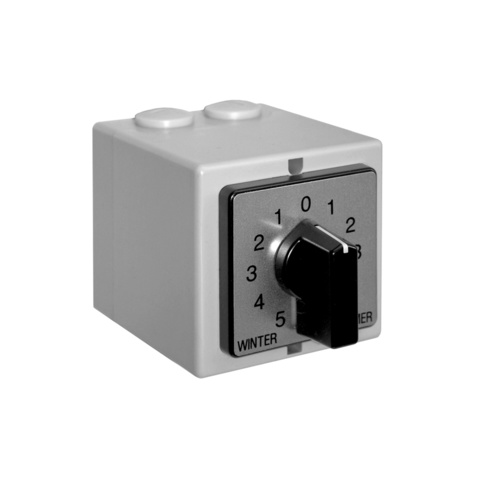 Kampmann 5-Stufen-Sommer-Winter-Schalter Typ 100928 0-1-2-3-4-5 Aufputz, 15 A 196000100928 Kampmann 5-Stufen-Sommer-Winter-Schalter Typ 100928 0-1-2-3-4-5 Aufputz, 15 A 196000100928