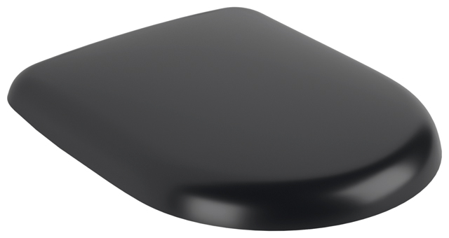 Villeroy Boch WC-Sitz Antao 373x445x65mm Oval Pure Black 8M67S1R7